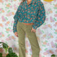 90's Flower Corduroy Jacket