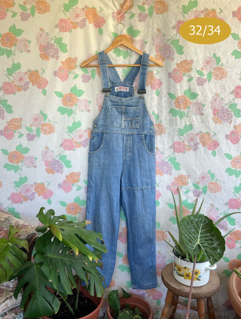 90s Classic Denim Overall