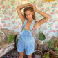 90's Light Denim Overall