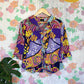 90's Unique Printed Blouse