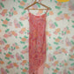 90's Pink Paisley Slip Dress