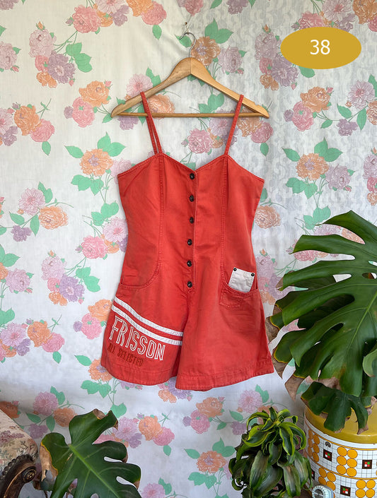 90's Terracota Denim Jumpsuit