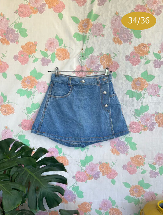 90's Denim Skorts