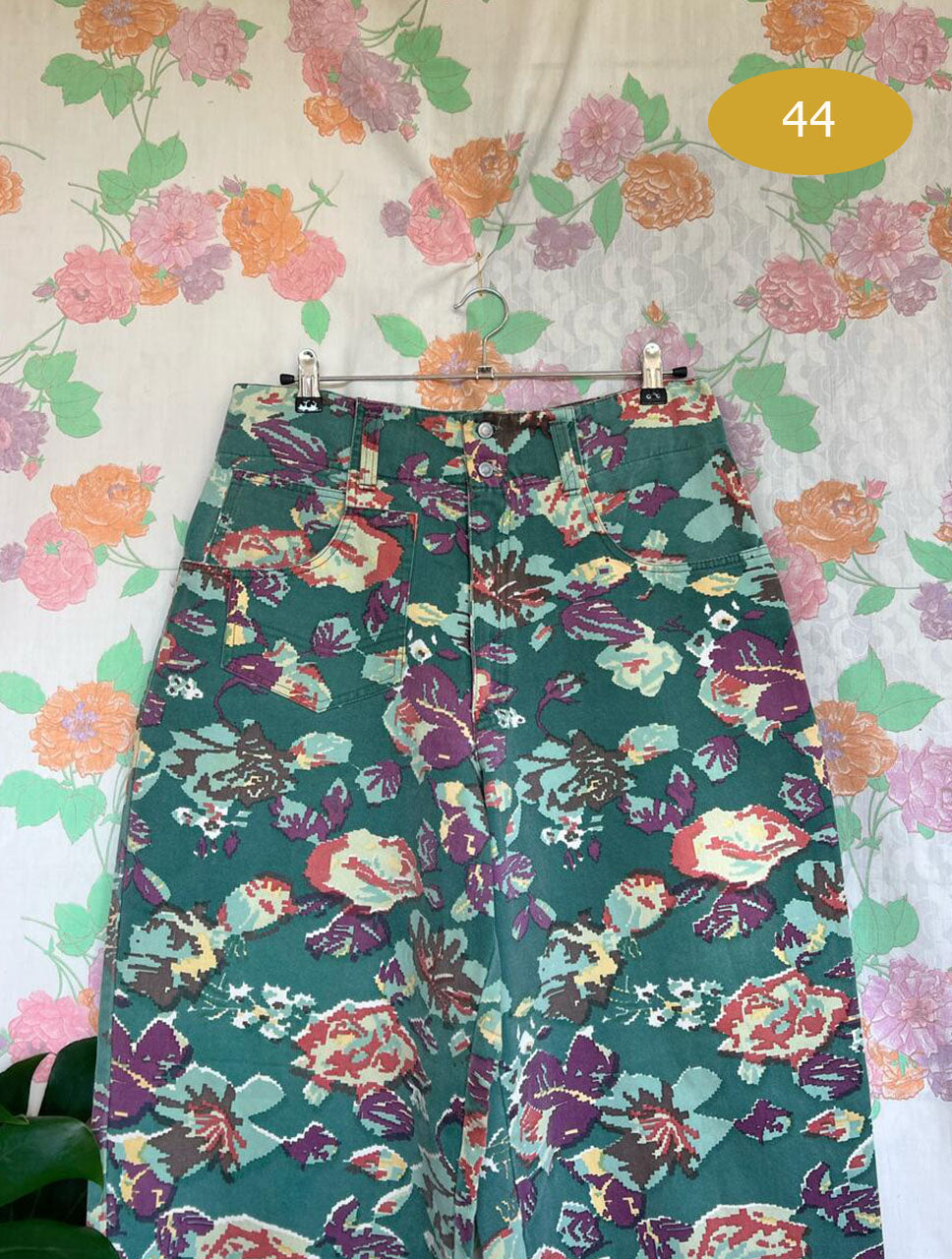 Unique Flower Garden Vintage Pants
