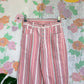 90's Pink Striped Hamuche Pants