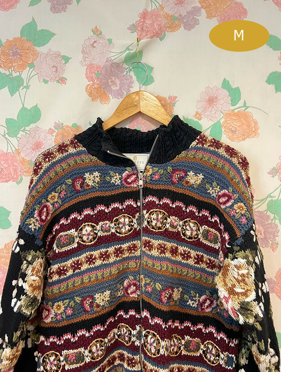 00's Multicolor Wool Cardigan