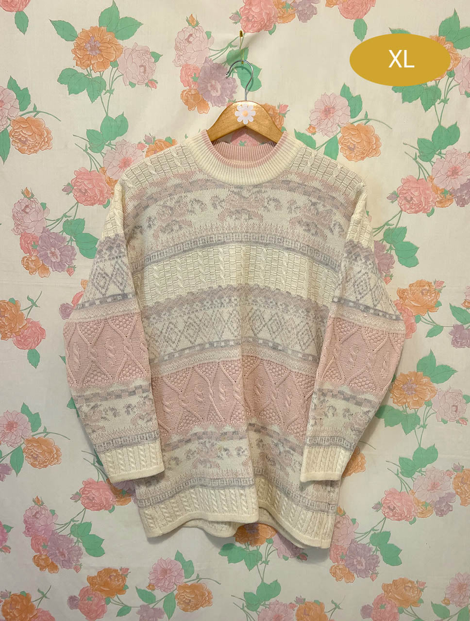 90's Pastel Tones Sweater