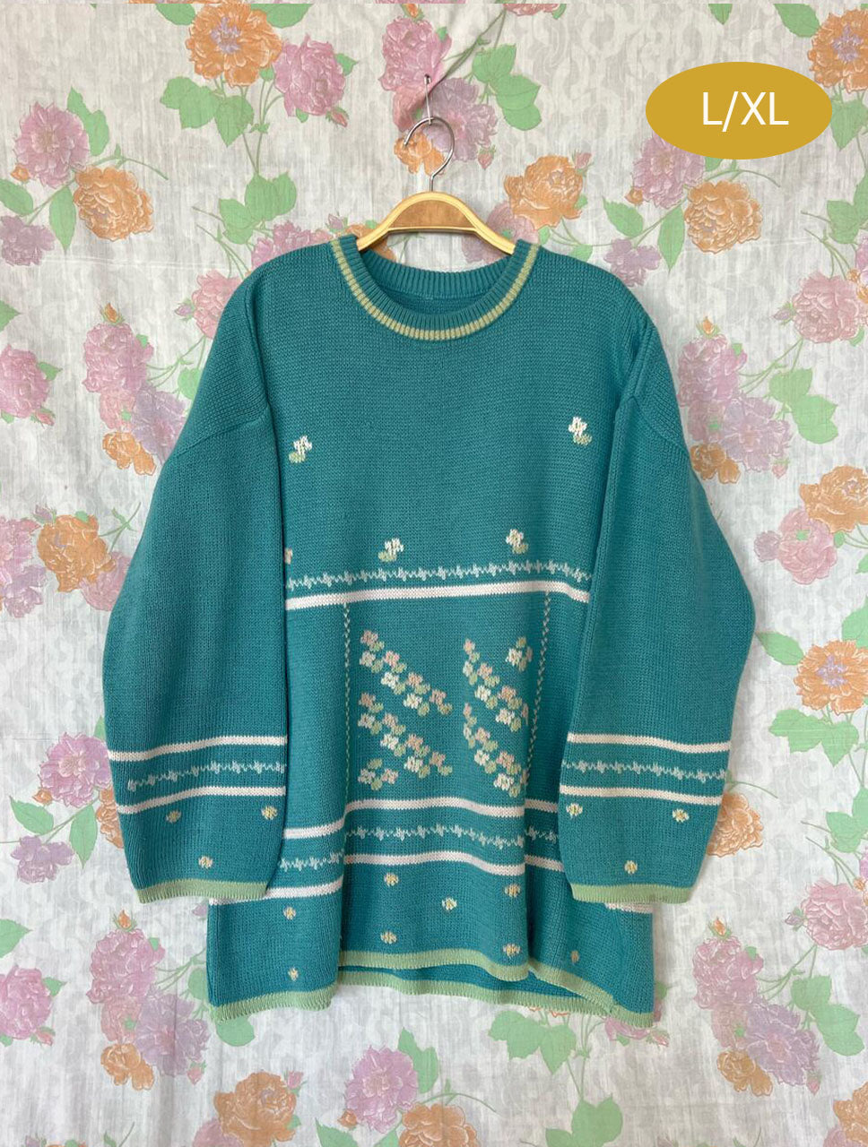 90's Unique Detailed Sweater