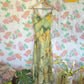 90's Iconic Green Detailed Dress