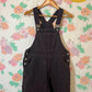 90's Brown Denim Overalls