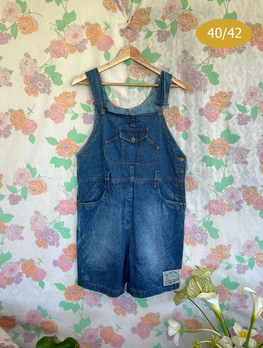 90's Unique Denim Jumpsuit