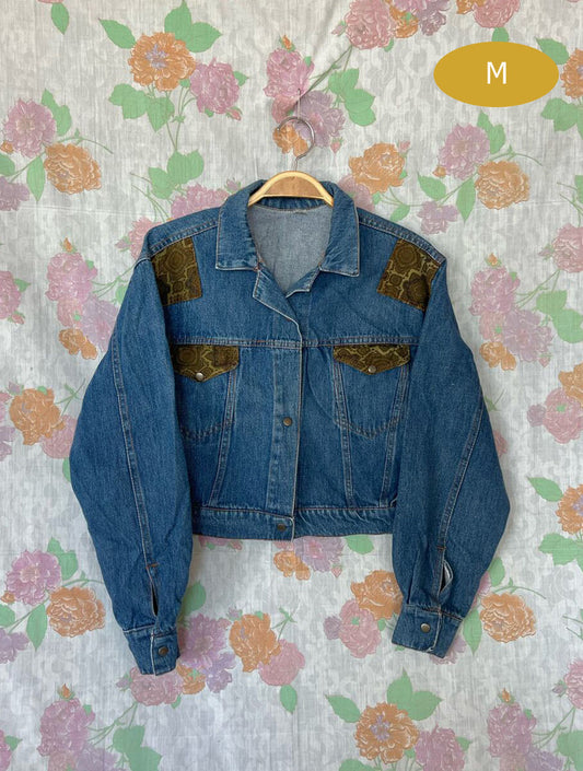 90's Cropped Denim Jacket