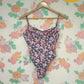 90’s Floral Vintage Swimsuit