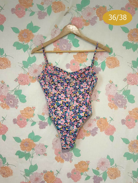 90’s Floral Vintage Swimsuit