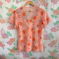 90's Sheer Floral Blouse