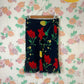 Y2K Black Floral Skirt