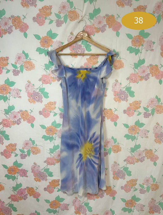 00’s Lilac Daisy Dress