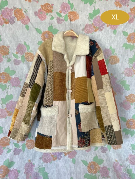 Hysterical Warm Patchwork Coat