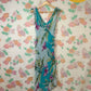 90’s Tropical Asymmetric Dress