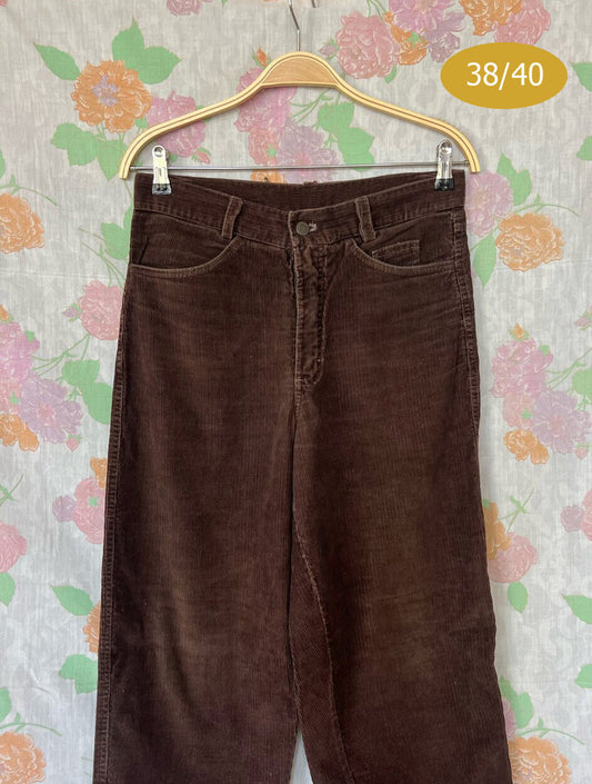 90's Brown Corduroy Pants