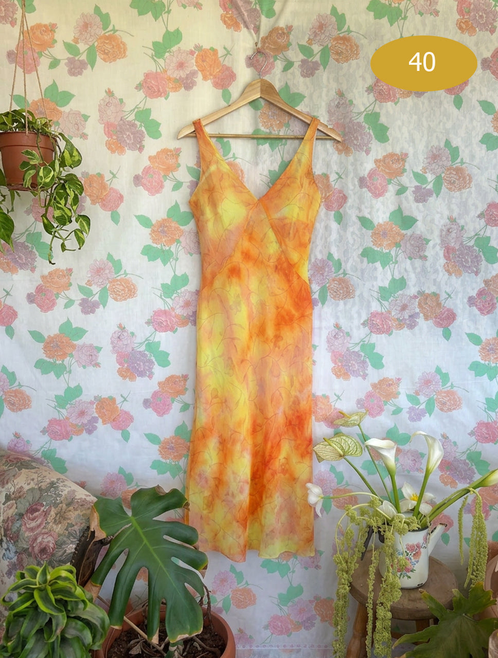 90's Dyed Voile Dress