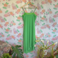 00's Embroidered Green Dress