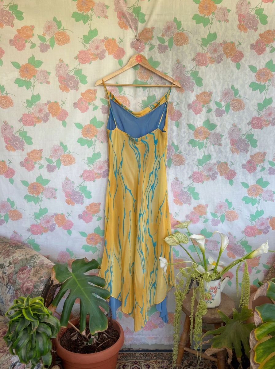 Y2K Abstract Asymmetric Dress