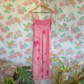 90's Pink Floral Slip Dress