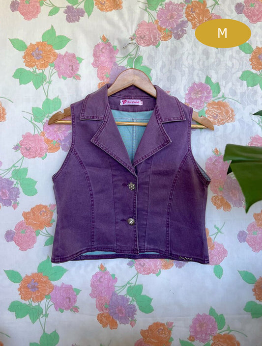 Lilac Dreamy Vintage Top/Vest