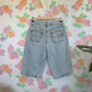 90's Light Wash Caution Bermuda