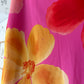 90's Pink Floral Midi Skirt