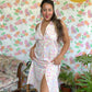 90's Flower Cotton Collar Dress