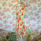 90's Tropical Floral Slip Dress