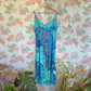 00's Tropical Print Short Dress