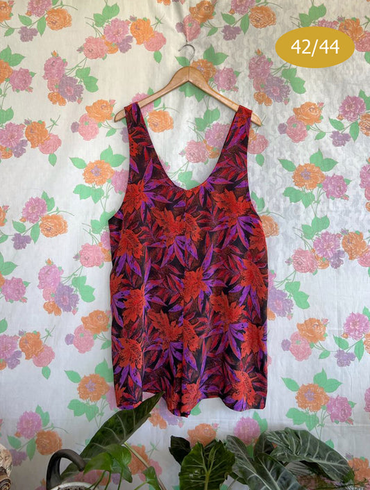 Colorful Tropicalia Vintage Jumpsuit