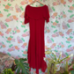 2000’s Deep Red Beaded Dress