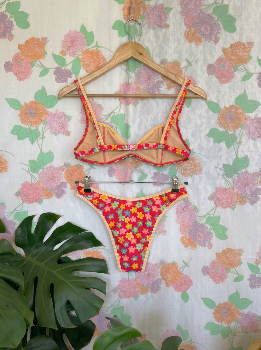 Iconic Y2K Floral Bikini Set