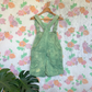 90's Levi's Green Short Overalls