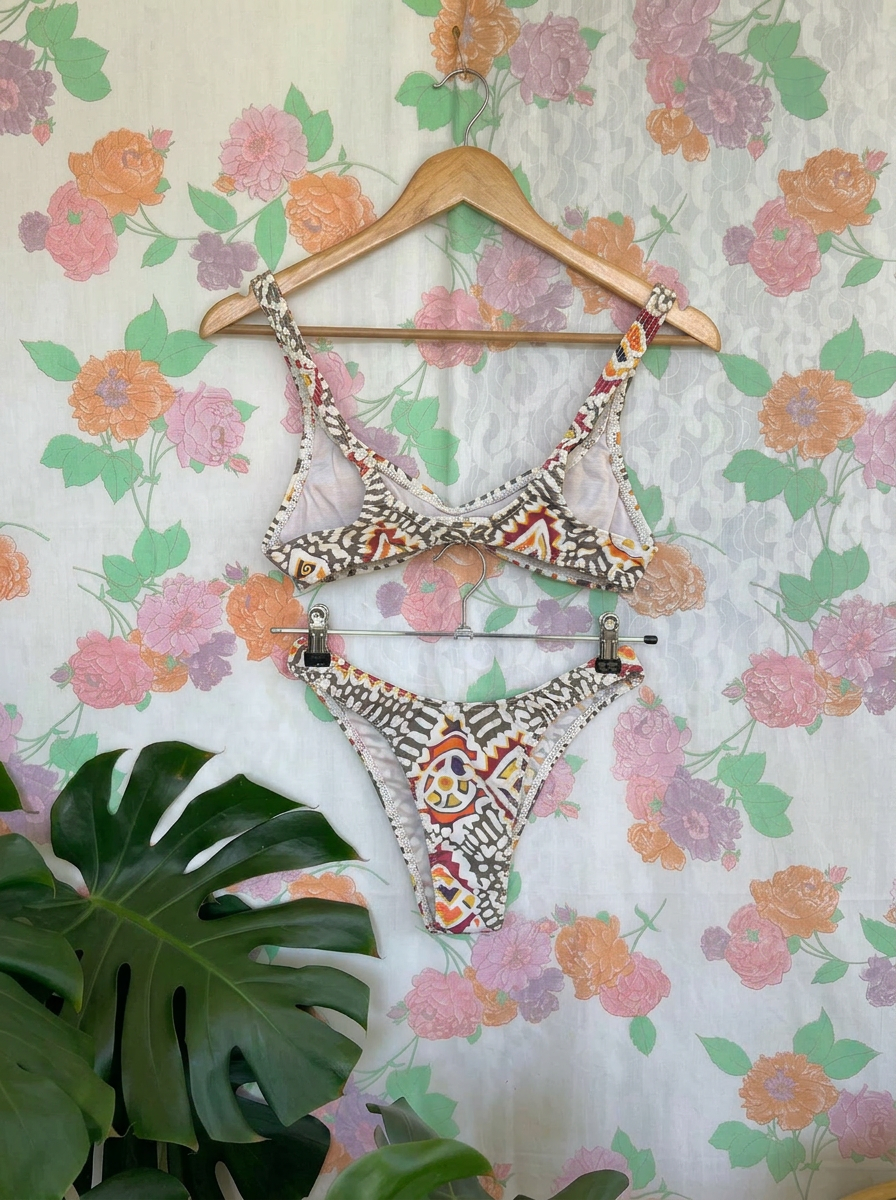 90's Deadstock Graphic Bikini Set