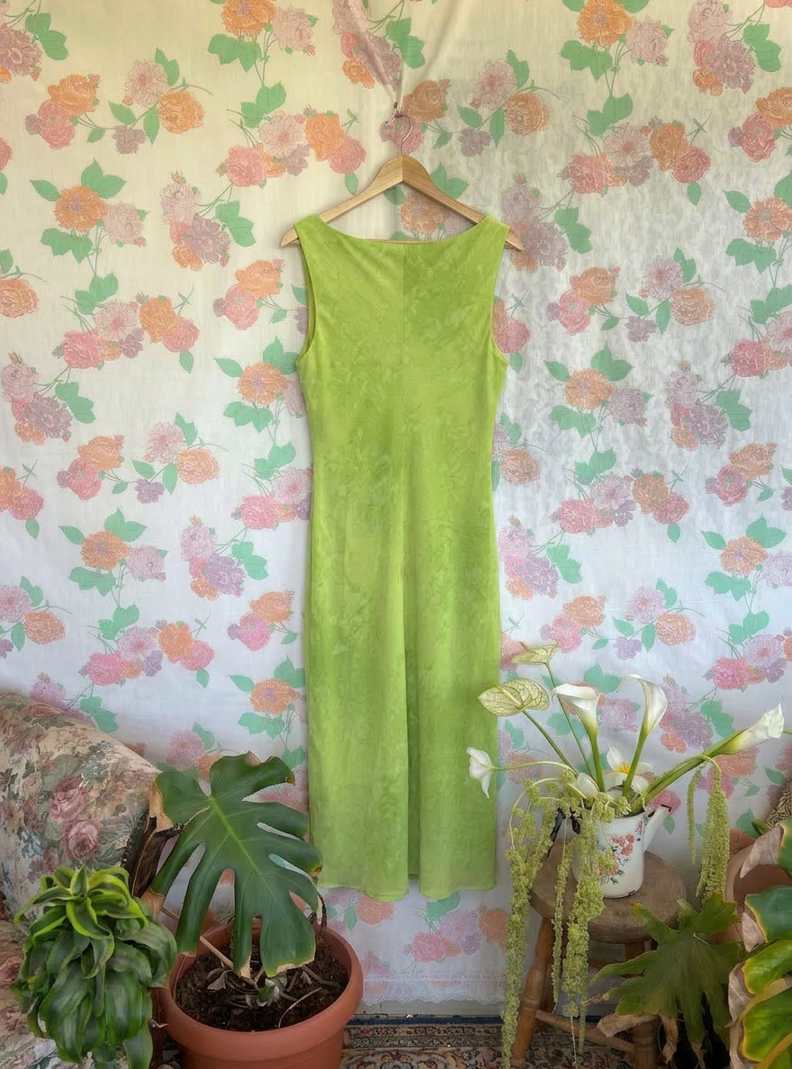 90's Classic Lime Dress