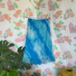 00's Blue Tie-Dye Midi Skirt