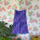 2000’s Purple Abstract Midi Skirt