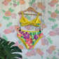 90's Tropical Floral Bikini