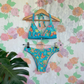 90's Turquoise Bikini Set