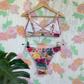 90's Floral Bikini Set