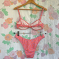 90's Pink Floral Bikini Set