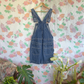 90's Embroidered Denim Jumpsuit