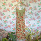 90's Floral Midi Slip Dress