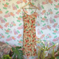 90's Floral Midi Slip Dress