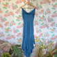 2000's Blue Beaded Dress